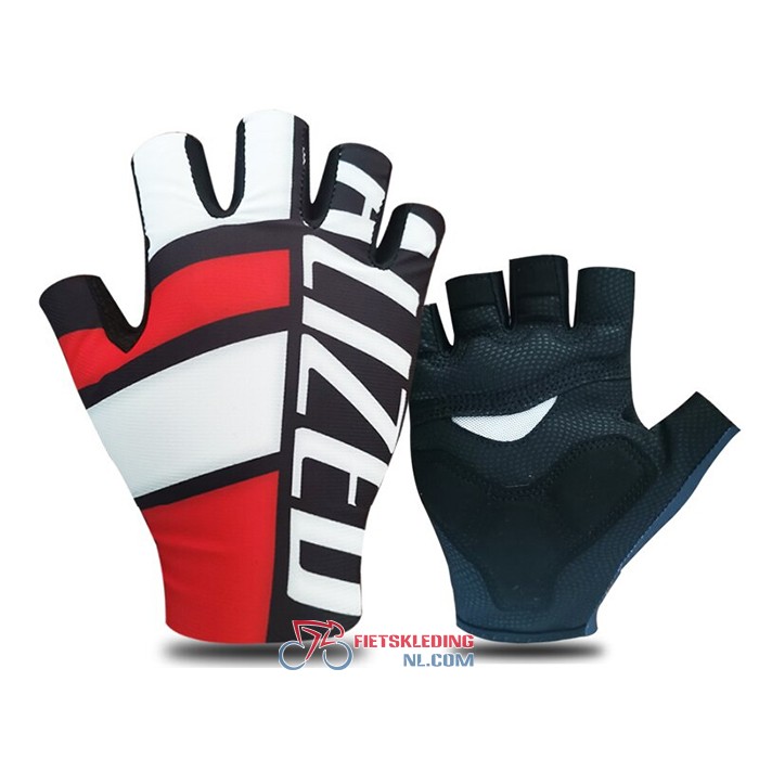 2021 Specialized Korte Handschoenen Wit Zwart Rood
